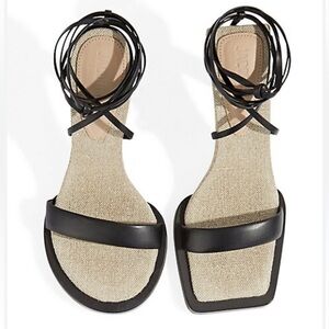 Jacquemus Lace-Up Gladiator Square around Mixed-Toe Sandals sz 40 US 9